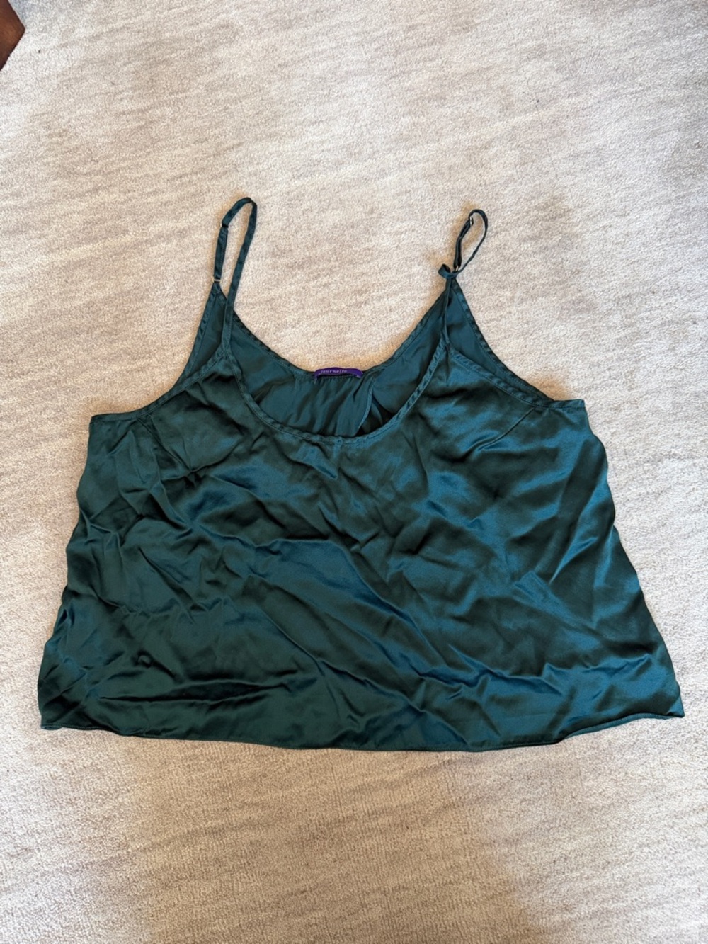 Journelle Celine open back cami 100% silk